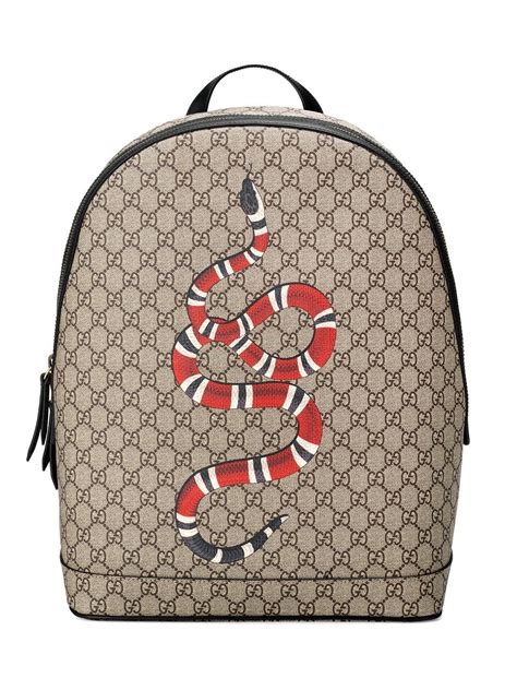 gucci snake supreme backpack